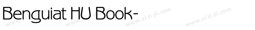 Benguiat HU Book字体转换